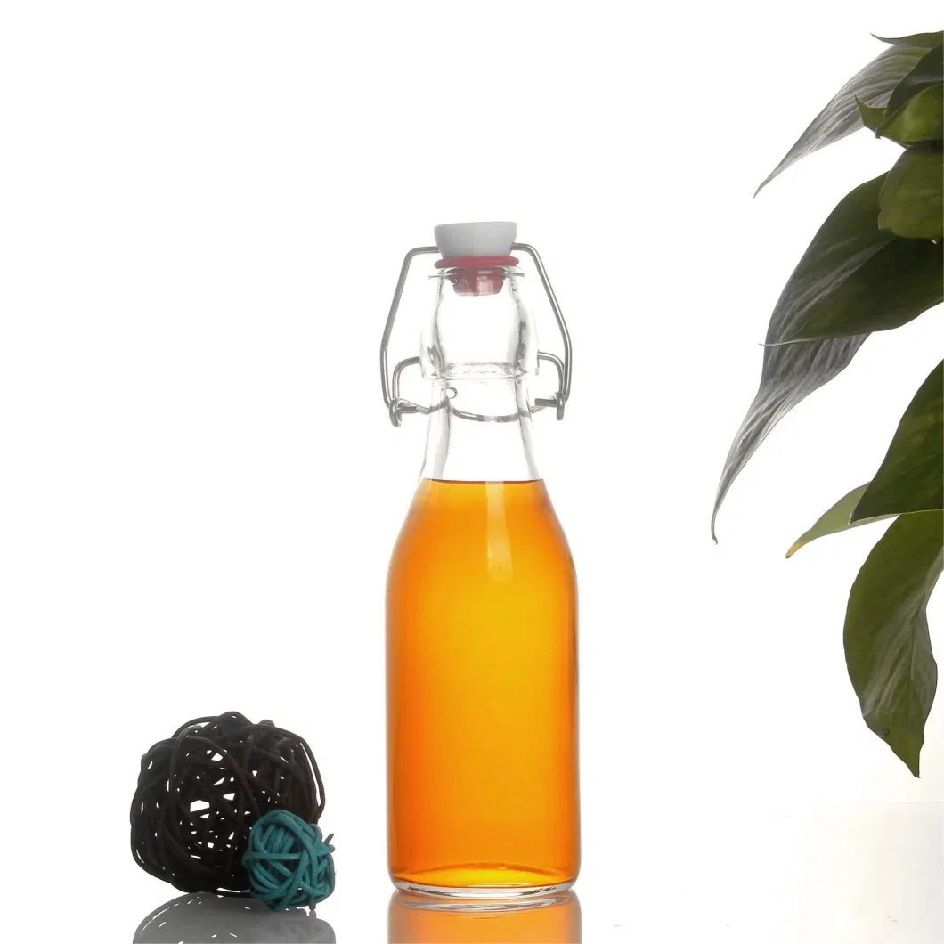 Classic Swing Top Glass Bottles Flip Top Glass Bottle with Stopper for Beverages Oil Vinegar Water Juice Kombucha Wine