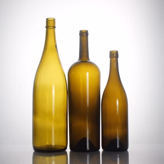 750ml Clear Wine Bottles 375ml Wine Glass Bottle Glass Empty Bottles