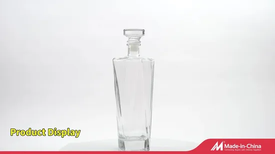 Rsg Distillery Whisky Brandy Xo Vodka Tequila Pirit Liquor Rum Wine Champagne Special Shape Custom 375ml 500ml 700ml 750ml Glass Bottle 