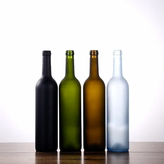 100/150/200/250ml/280/300/350ml/400ml/500ml/750ml/1000ml Water/Beverage/Milk Tea/Juice/Vine/Brandy/Beer/Whisky High Borosilicate Oil Glass Bottle Manufacturer 