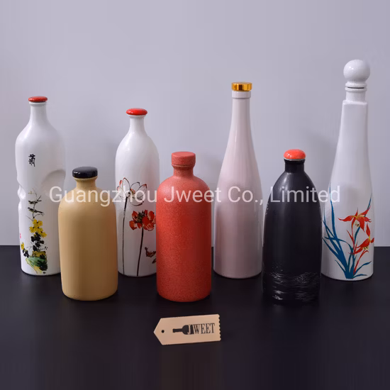 500ml 700ml 750ml Personalized Empty Clear Frosted Frost Matte Liquor Tequila Vodka Olive Oil Hexagon Packaging Glass Bottle
