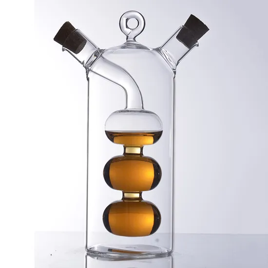 Cooking Oil Glass Bottle Oil Vinegar Bottle Essential Oil Bottle White 