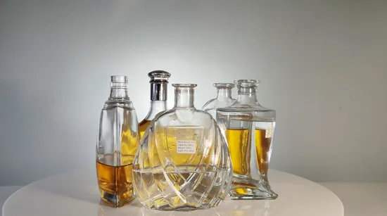 Unique Shaped 750ml Brandy Glass Bottle 700ml High