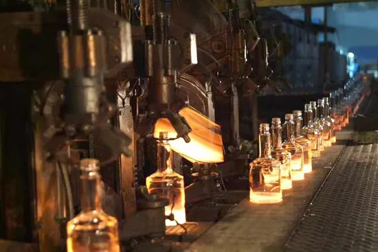 Custom Blue Electroplated Whiskey Vodka Wine Liquor Bottle Glass Bottle Wholesale Price with Cork 